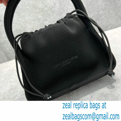 Alexander Wang Ryan Small Bag In Rib Knit Black 2022 - Click Image to Close