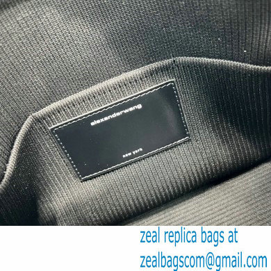 Alexander Wang Ryan Small Bag In Rib Knit Black 2022 - Click Image to Close