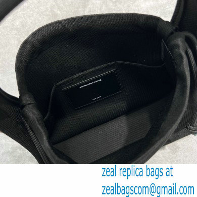 Alexander Wang Ryan Small Bag In Rib Knit Black 2022