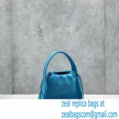 Alexander Wang Ryan Small Bag In Rib Knit Blue 2022 - Click Image to Close