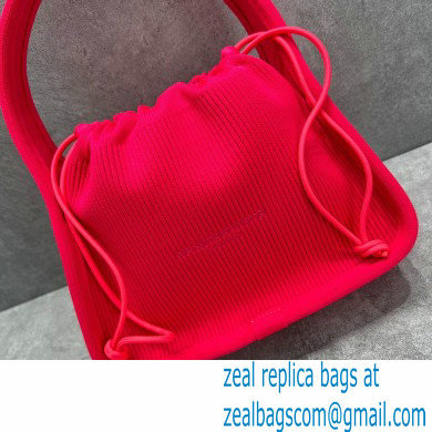 Alexander Wang Ryan Small Bag In Rib Knit Fuchsia 2022