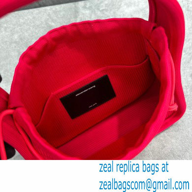 Alexander Wang Ryan Small Bag In Rib Knit Fuchsia 2022 - Click Image to Close