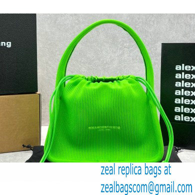 Alexander Wang Ryan Small Bag In Rib Knit Green 2022