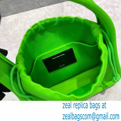 Alexander Wang Ryan Small Bag In Rib Knit Green 2022