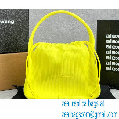 Alexander Wang Ryan Small Bag In Rib Knit Yellow 2022