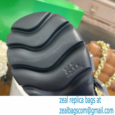 Bottega Veneta Padded technical fabric flash Heel sandals Black 2022