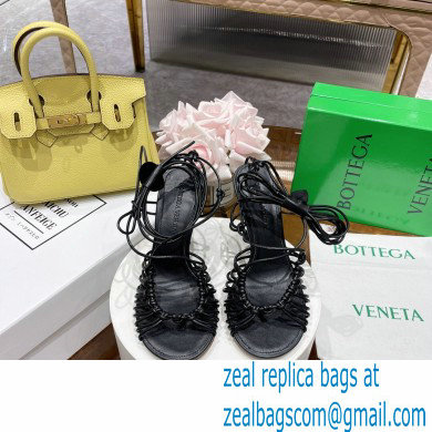Bottega Veneta dot Heel sandals Black 2022 - Click Image to Close