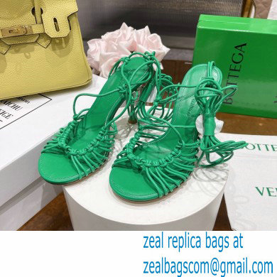 Bottega Veneta dot Heel sandals Green 2022 - Click Image to Close