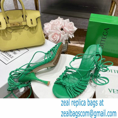 Bottega Veneta dot Heel sandals Green 2022 - Click Image to Close