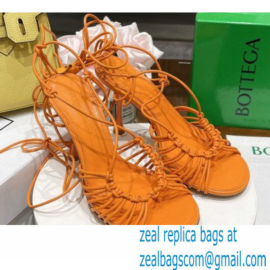 Bottega Veneta dot Heel sandals Orange 2022 - Click Image to Close