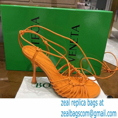 Bottega Veneta dot Heel sandals Orange 2022
