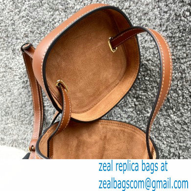 Ceine SMALL BOX cuir triomphe bag in Smooth Calfskin Brown 2022