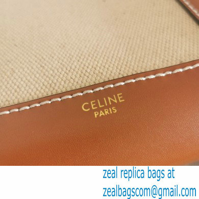 Celine Cabas Marin Bag in Textile and Calfskin 2022