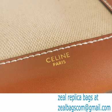 Celine Cabas Marin Bag in Textile and Calfskin 2022 - Click Image to Close