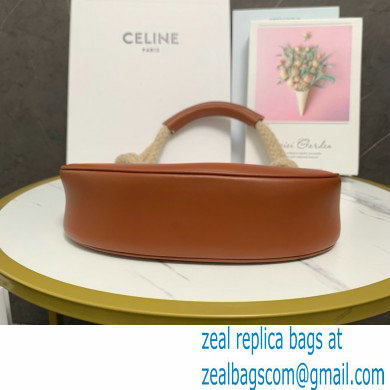 Celine Medium Strap Ava Bag with Rope in smooth Calfskin Brown 2022