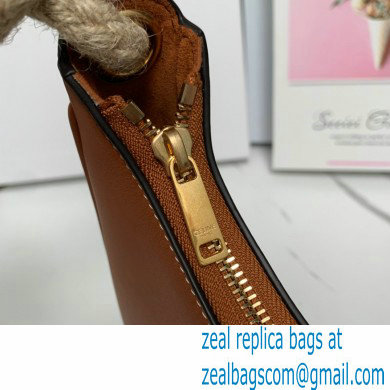 Celine Medium Strap Ava Bag with Rope in smooth Calfskin Brown 2022 - Click Image to Close