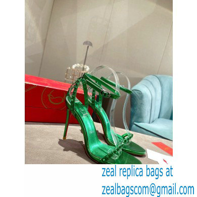 Christian Louboutin Heel 10cm So Me Sandals Green 2022