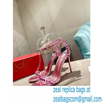 Christian Louboutin Heel 10cm So Me Sandals Pink 2022 - Click Image to Close