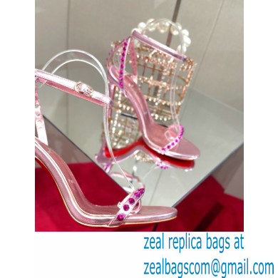 Christian Louboutin Heel 10cm So Me Sandals Pink 2022 - Click Image to Close