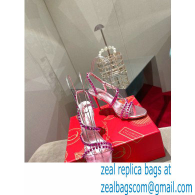 Christian Louboutin Heel 10cm Spikita Strap Sandals Pink 2022