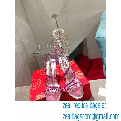 Christian Louboutin Heel 10cm Spikita Strap Sandals Pink 2022