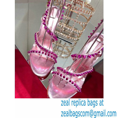 Christian Louboutin Heel 10cm Spikita Strap Sandals Pink 2022