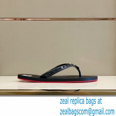 Christian Louboutin PVC SLIPPERS BLACK