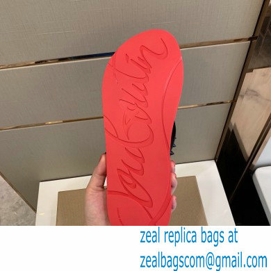 Christian Louboutin PVC SLIPPERS RED