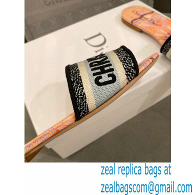 Dior Embroidered Cotton Dway Slides 02 2022 - Click Image to Close