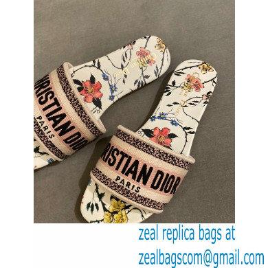 Dior Embroidered Cotton Dway Slides 08 2022