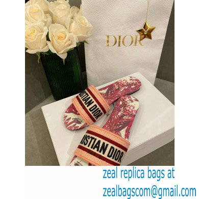 Dior Embroidered Cotton Dway Slides 12 2022