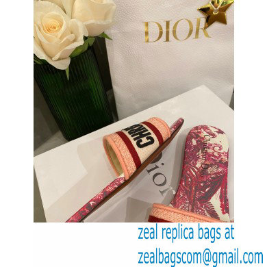 Dior Embroidered Cotton Dway Slides 12 2022