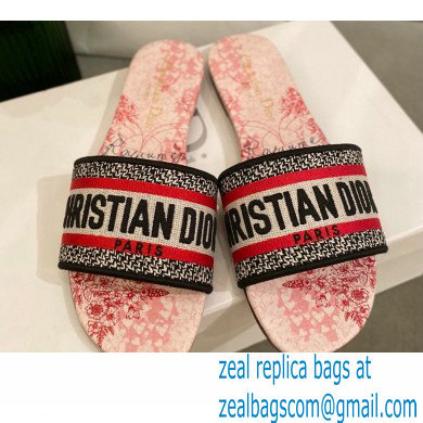 Dior Embroidered Cotton Dway Slides 16 2022 - Click Image to Close