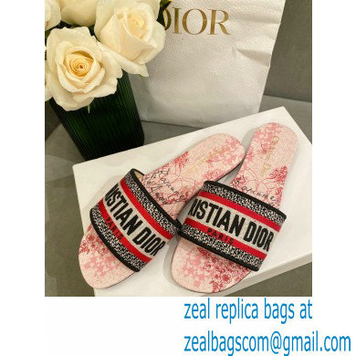 Dior Embroidered Cotton Dway Slides 16 2022 - Click Image to Close