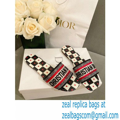 Dior Embroidered Cotton Dway Slides 17 2022