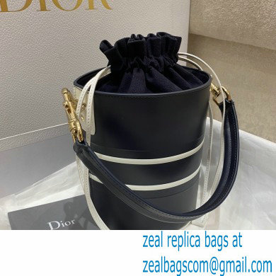 Dior small Blue smooth calfskin Vibe Bucket Bag 2022 - Click Image to Close