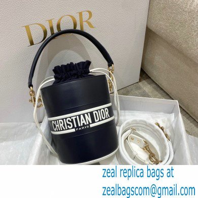 Dior small Blue smooth calfskin Vibe Bucket Bag 2022 - Click Image to Close