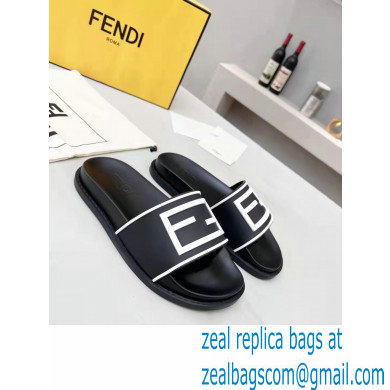 Fendi Baguette Rubber Slides 02 2022 - Click Image to Close