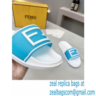 Fendi Baguette Rubber Slides 05 2022 - Click Image to Close