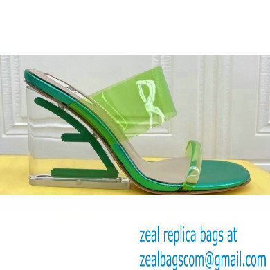 Fendi First Heel 9.5cm PVC TPU High-heeled Sandals 01 2022 - Click Image to Close