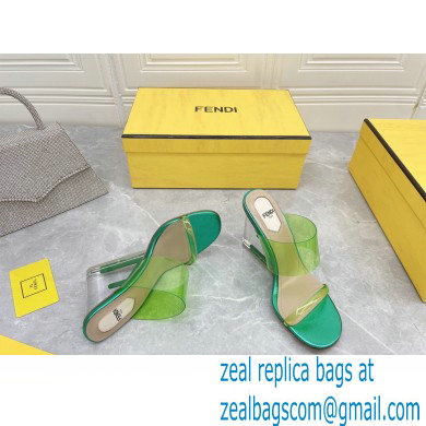 Fendi First Heel 9.5cm PVC TPU High-heeled Sandals 01 2022 - Click Image to Close