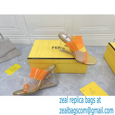 Fendi First Heel 9.5cm PVC TPU High-heeled Sandals 02 2022 - Click Image to Close