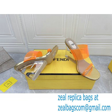 Fendi First Heel 9.5cm PVC TPU High-heeled Sandals 02 2022 - Click Image to Close