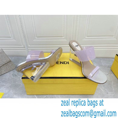 Fendi First Heel 9.5cm PVC TPU High-heeled Sandals 03 2022 - Click Image to Close