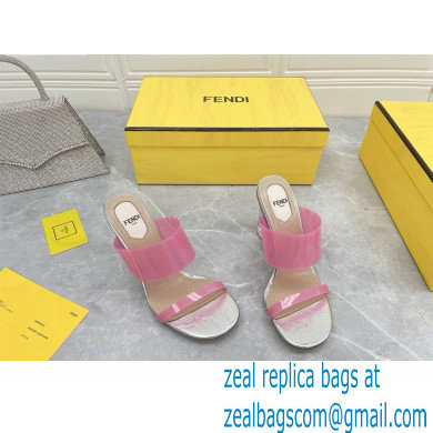 Fendi First Heel 9.5cm PVC TPU High-heeled Sandals 04 2022 - Click Image to Close