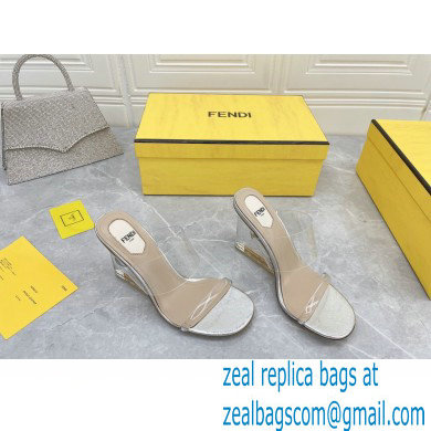 Fendi First Heel 9.5cm PVC TPU High-heeled Sandals 05 2022 - Click Image to Close