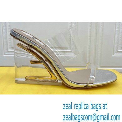 Fendi First Heel 9.5cm PVC TPU High-heeled Sandals 05 2022 - Click Image to Close