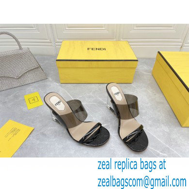 Fendi First Heel 9.5cm PVC TPU High-heeled Sandals 06 2022