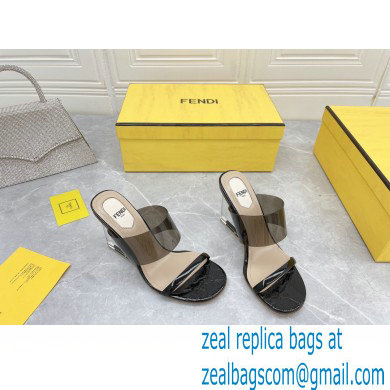 Fendi First Heel 9.5cm PVC TPU High-heeled Sandals 06 2022 - Click Image to Close