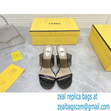 Fendi First Heel 9.5cm PVC TPU High-heeled Sandals 06 2022 - Click Image to Close